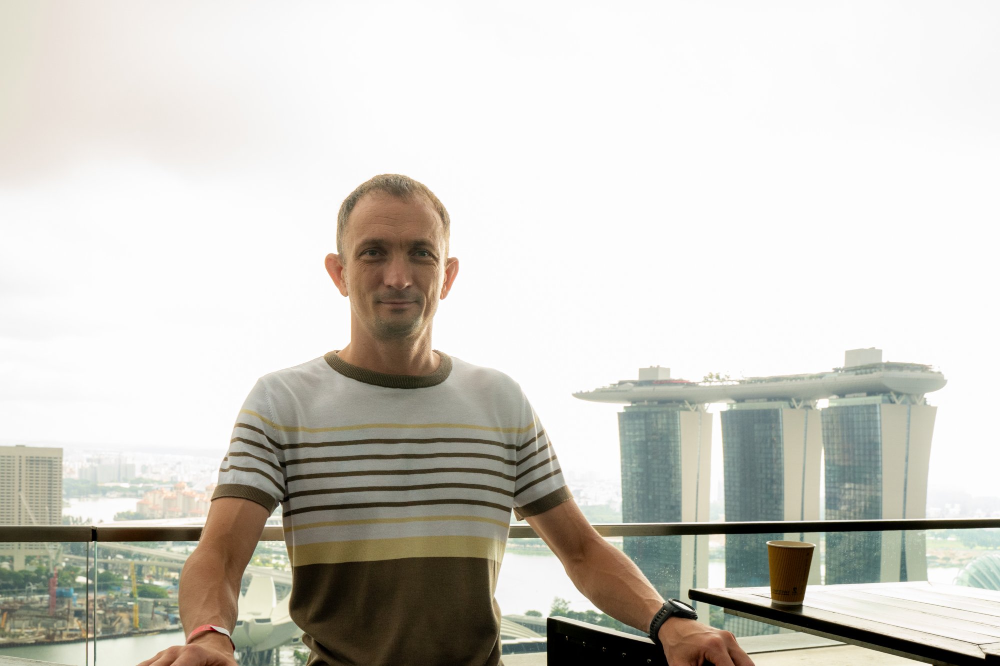 Leonid Khatskevych in Singapore